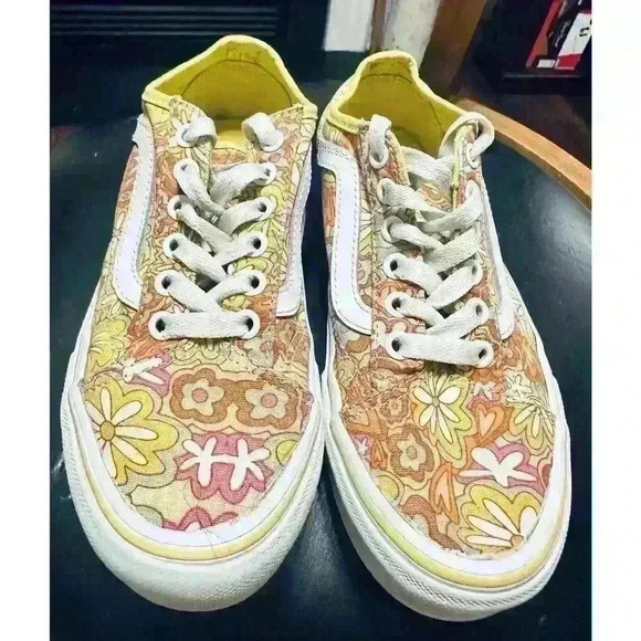 Vans Old Skool Tapered Psychedelic Resort Passion Fruit Shoes Women's 5.5 Boho - Picture 2 of 9